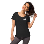 I am from Austria Eng anliegendes Damen-T-Shirt mit V-Ausschnitt