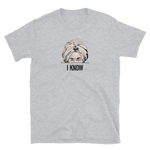 I Know - Retro Gedankenleser T-Shirt - Sportgrau / S - 