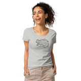 I love Styria Schweindl / Basic Bio-T-Shirt für Damen