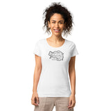 I love Styria Schweindl / Basic Bio-T-Shirt für Damen