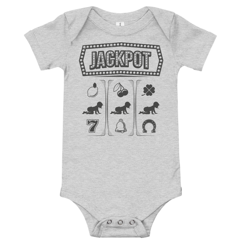 Jackpot Strampler / Einfarbig - Athletisch Heather / 3-6m - 