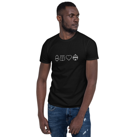 Kartensymbole Basic Unisex-T-Shirt