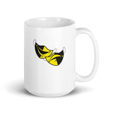 Maskerade, die tragikomische Tasse zum Thema Covid-19 by Trixtaa - eumolino