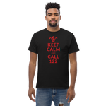 Keep calm and call 122 / Klassisches Herren-T-Shirt