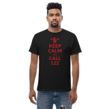 Keep calm and call 122 / Klassisches Herren-T-Shirt
