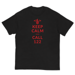 Keep calm and call 122 / Klassisches Herren-T-Shirt