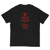 Keep calm and call 122 / Klassisches Herren-T-Shirt