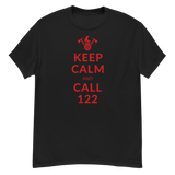 Keep calm and call 122 / Klassisches Herren-T-Shirt