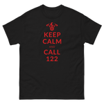 Keep calm and call 122 / Klassisches Herren-T-Shirt