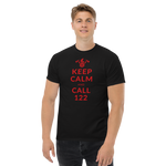 Keep calm and call 122 / Klassisches Herren-T-Shirt