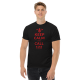 Keep calm and call 122 / Klassisches Herren-T-Shirt
