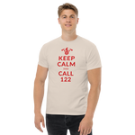 Keep calm and call 122 / Klassisches Herren-T-Shirt