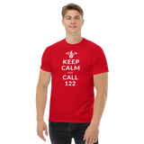 Keep calm and call 122 / Klassisches Herren-T-Shirt