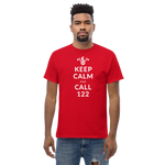 Keep calm and call 122 / Klassisches Herren-T-Shirt