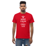 Keep calm and call 122 / Klassisches Herren-T-Shirt