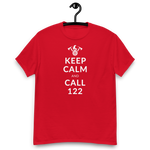 Keep calm and call 122 / Klassisches Herren-T-Shirt