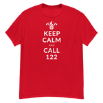 Keep calm and call 122 / Klassisches Herren-T-Shirt