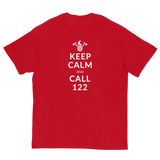 Keep calm and call 122 / Klassisches Herren-T-Shirt