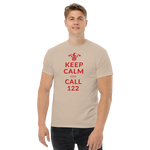 Keep calm and call 122 / Klassisches Herren-T-Shirt