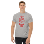 Keep calm and call 122 / Klassisches Herren-T-Shirt