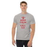 Keep calm and call 122 / Klassisches Herren-T-Shirt
