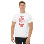 Keep calm and call 122 / Klassisches Herren-T-Shirt