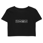 Eat, Sleep, Party, Repeat - Bio-Crop-Top