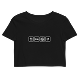Eat, Sleep, Party, Repeat - Bio-Crop-Top