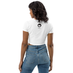 Schwoazes Schafal Bio-Crop-Top