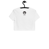 Schwoazes Schafal Bio-Crop-Top