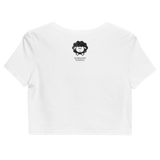 Schwoazes Schafal Bio-Crop-Top