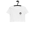 Schwoazes Schafal Bio-Crop-Top