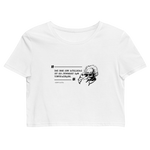 Einstein Zitat / Crop-Top