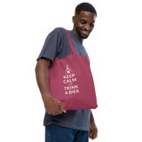 Keep calm und trink a Bier / Bio-Fashion-Stoffbeutel