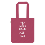 Keep calm and call 122 / Bio-Fashion-Stoffbeutel