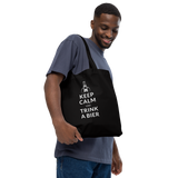 Keep calm und trink a Bier / Bio-Fashion-Stoffbeutel