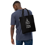 Keep calm und trink a Bier / Bio-Fashion-Stoffbeutel