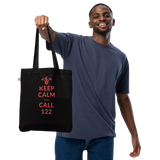 Keep calm and call 122 / Bio-Fashion-Stoffbeutel