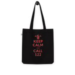 Keep calm and call 122 / Bio-Fashion-Stoffbeutel