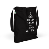Keep calm und trink a Bier / Bio-Fashion-Stoffbeutel