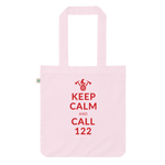 Keep calm and call 122 / Bio-Fashion-Stoffbeutel