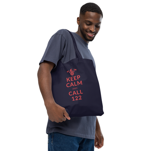 Keep calm and call 122 / Bio-Fashion-Stoffbeutel