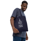 Keep calm und trink a Bier / Bio-Fashion-Stoffbeutel