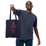 Keep calm and call 122 / Bio-Fashion-Stoffbeutel