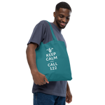 Keep calm and call 122 / Bio-Fashion-Stoffbeutel