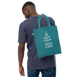 Keep calm und trink a Bier / Bio-Fashion-Stoffbeutel