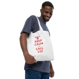 Keep calm and call 122 / Bio-Fashion-Stoffbeutel