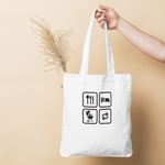 Essen, Schlafen, Grillen, Wiederholung / T Bio-Fashion-Stoffbeutel