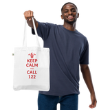 Keep calm and call 122 / Bio-Fashion-Stoffbeutel