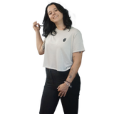 Schwarzes Herz / Stick / Crop-Top
